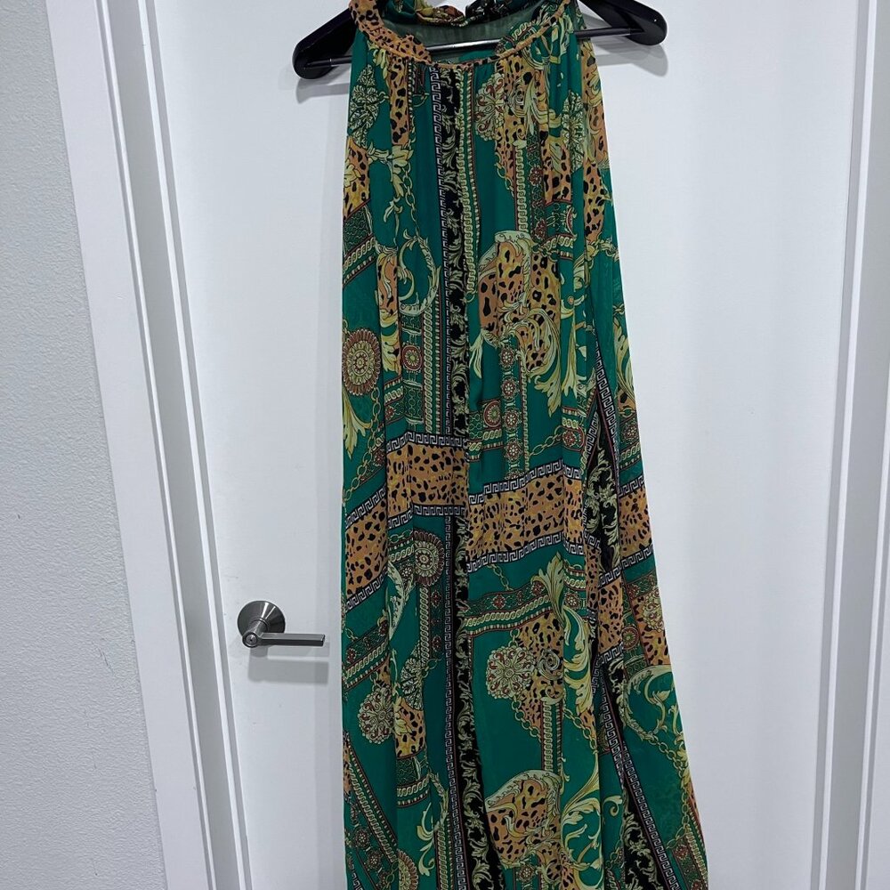Classic Print Dress Size M